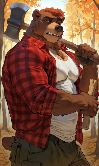 Sawyer // Bear Lumberjack
