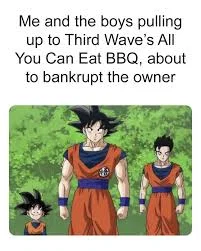 Barbecue with the boys