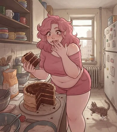 Your Sweet Devotion (fat fetish)