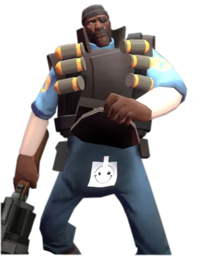 BLU Demoman TF2