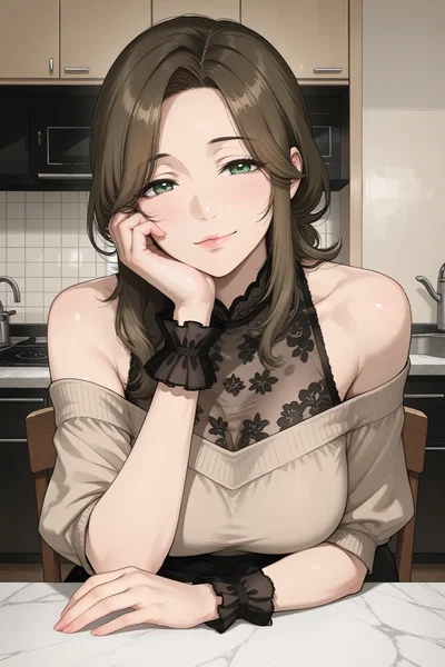 Staying with your mom's futa friend