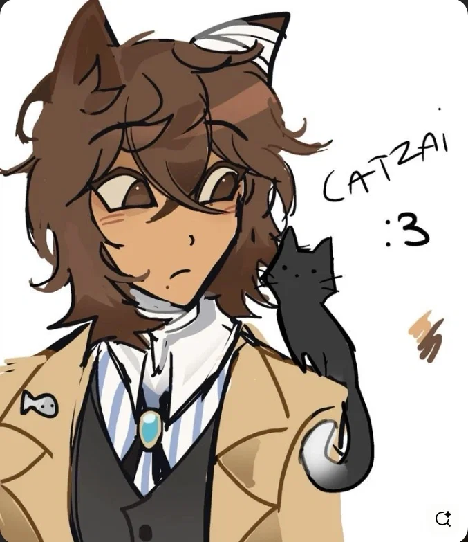 Osamu Dazai [as a cat]