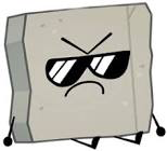 Ragebaiting this grumpy slab of stone 😎😝 (SIDEWALKY BFDI BOT, REQUEST BY @MON3Y)