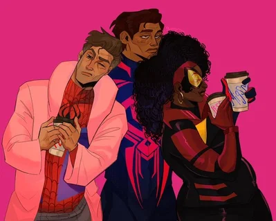 Miguel, Peter, and Jessica - SPIDERVERSE