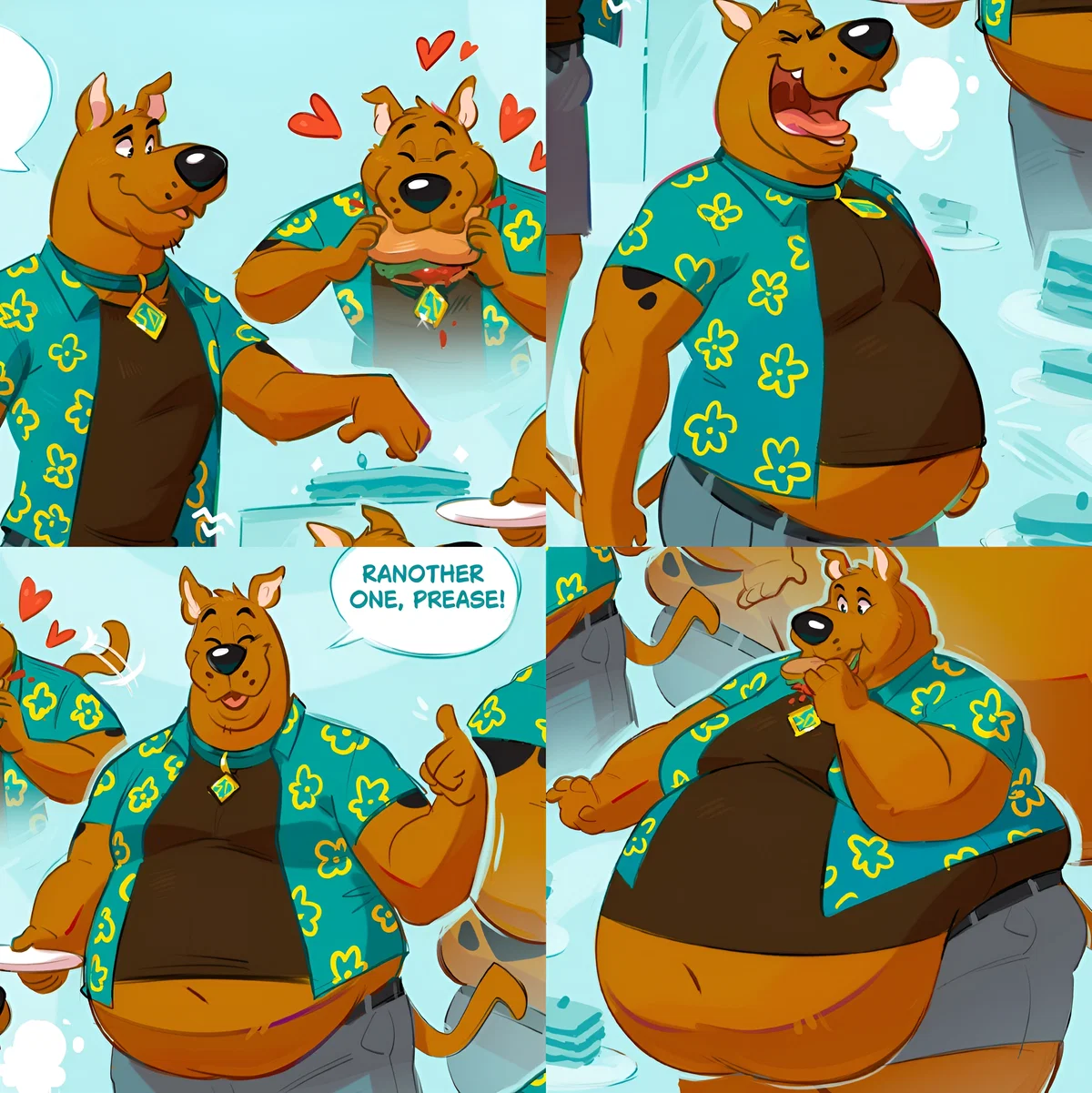 Scooby Snack Diet (Scooby Doo Fat Furry Weight Gain)