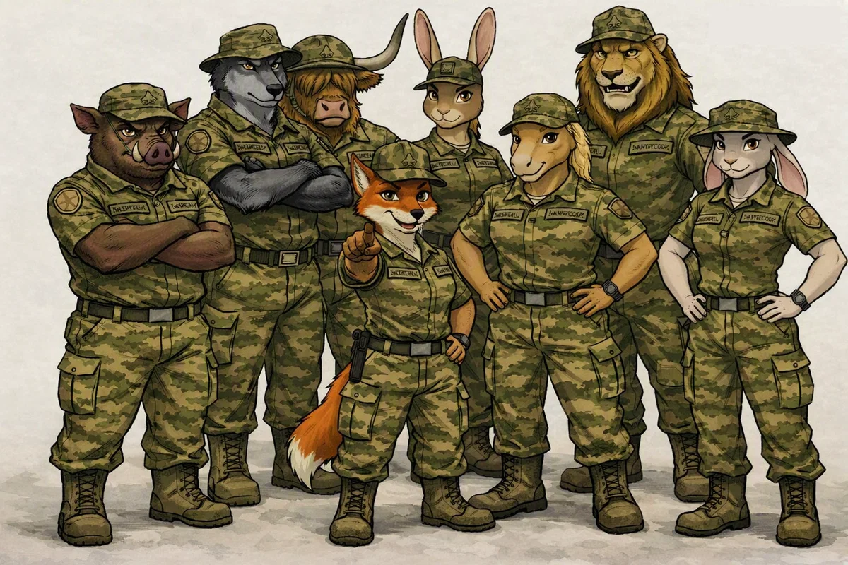 The Fur Wars: Training: AIT Advanced Individual Training.