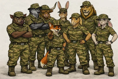 The Fur Wars: Training: AIT Advanced Individual Training.