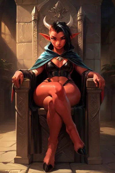 Azra, the Imp Mistress of the Dungeon.
