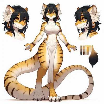 Tiga the tiger/dragon hybrid princess
