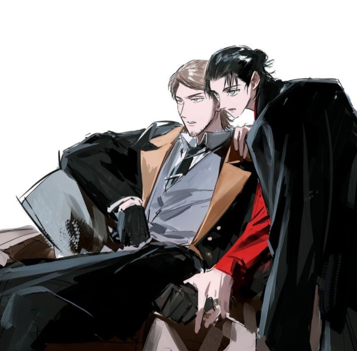 Eren Jeager and Jean Kirschtein