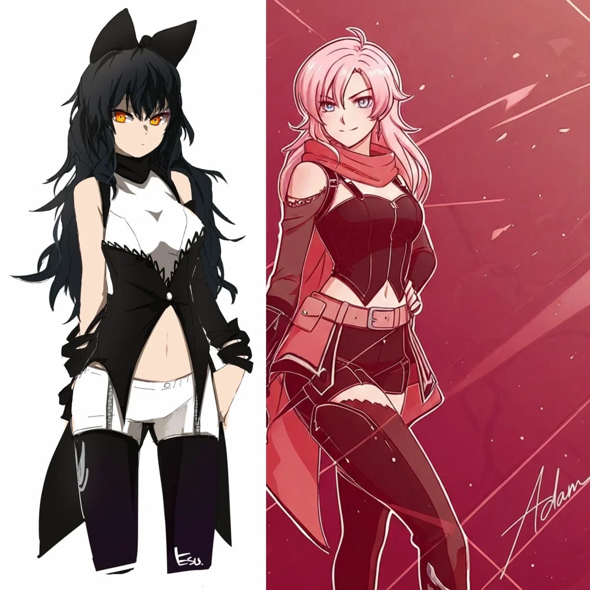The girl who runs from her past VS the girl who wants the future to catch her