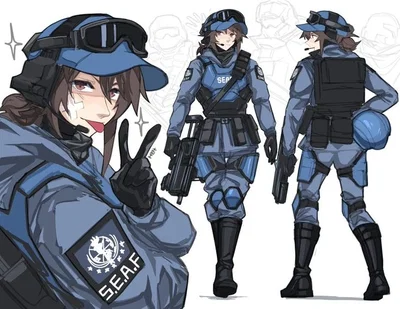 Seaf-chan Blueberry the scrumptioulous one. (2055 Follower Special)