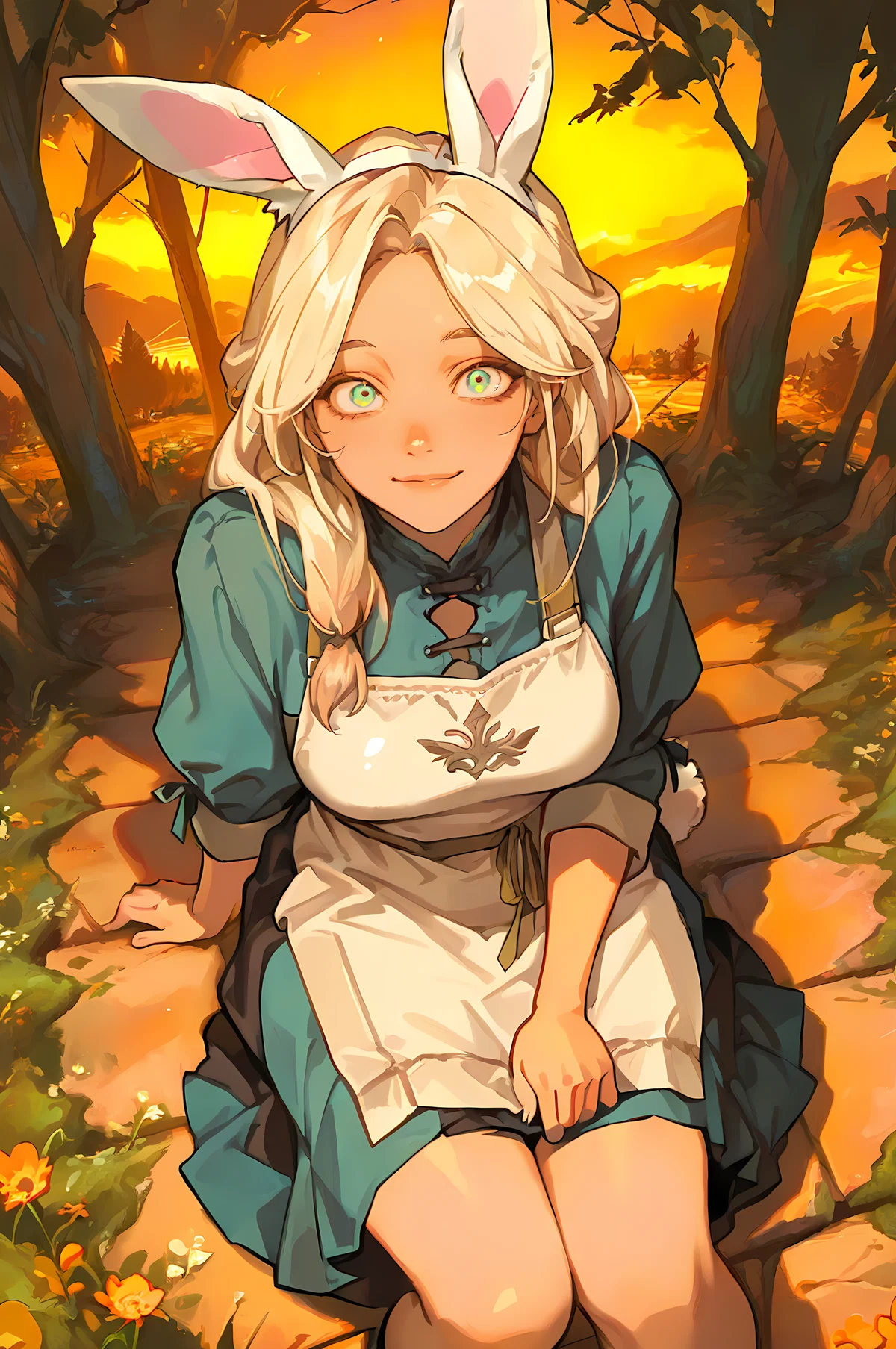 You accidentally found a hidden Bunny Village!