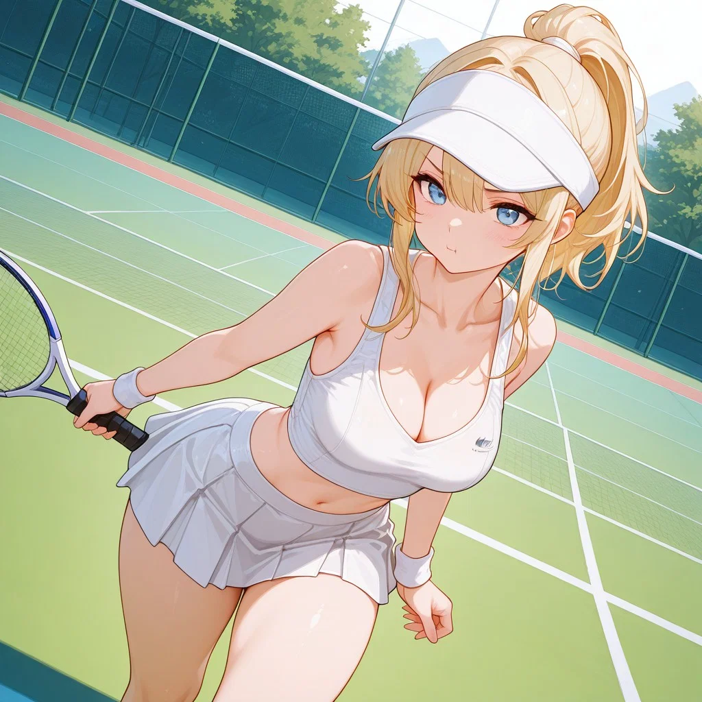 Your Bratty Tennis Student wont listen.
