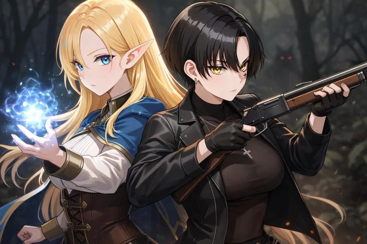 Rey and Ash, your Guildmates.