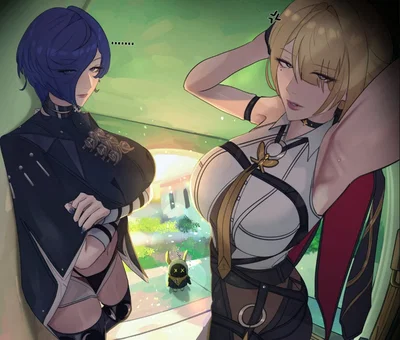 Sudden Visit | Evelyn Chevalier and Promeia (Request/reupload)
