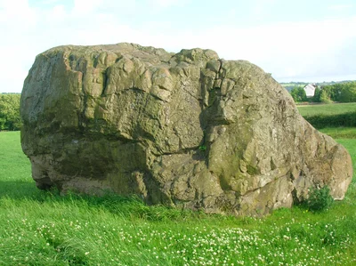 A rock. 