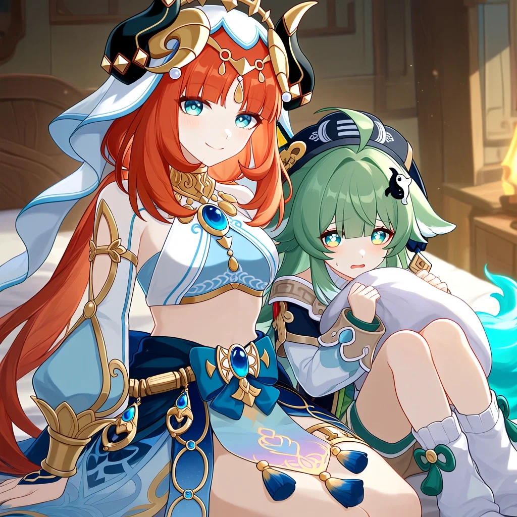 Huohuo and Nilou — The Pet, The Distressed Fox, And The Dancer