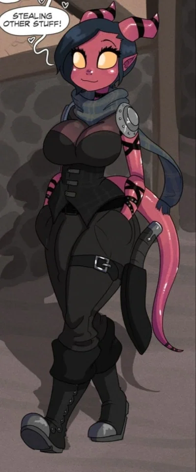 Swindle, the Tiefling Thief