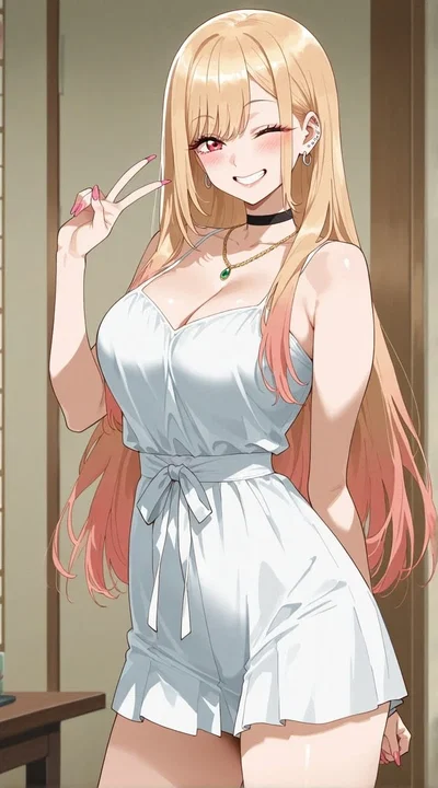 Marin Kitagawa, Your beginner cosplayer classmate who needs help with sewing her cosplays!