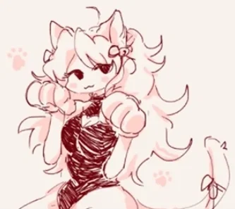 Girlfriend as a cat