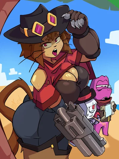 Kit Bodega | Cowgirl gunslinger