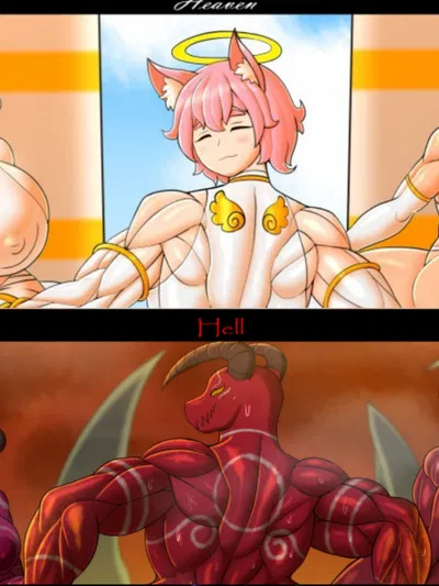 Welcome to heaven!/hell!