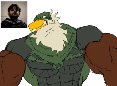 That eagle version of Soldier Boy || Abusive coworker ✌️👀