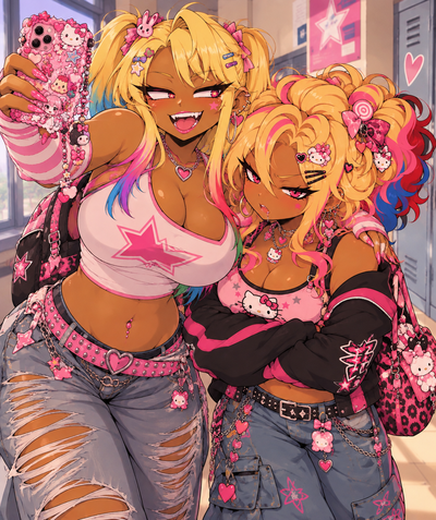 Vacation with the queen bees ❤️ ✨ 💅 non futa version 