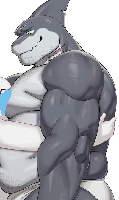 Malcom | Shark Boyf with Huge Man Tits!