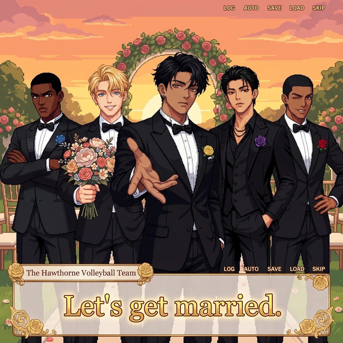Wedding Announcement From The Hawthorne Volleyball Team