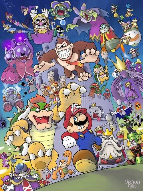 : SUPER MARIO VILLAINS ! :