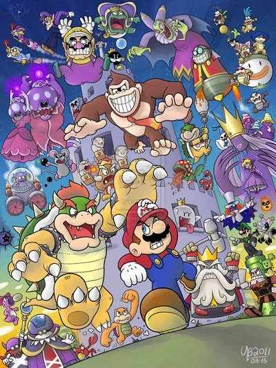 : SUPER MARIO VILLAINS ! :