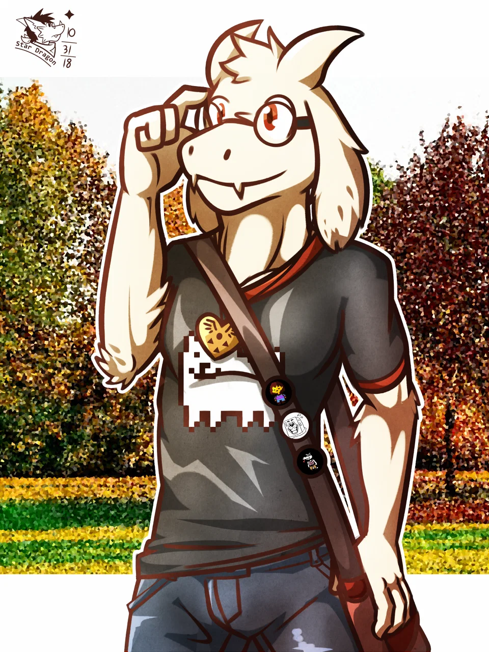 Asriel Dreemurr - University Roommates! (DELTARUNE)