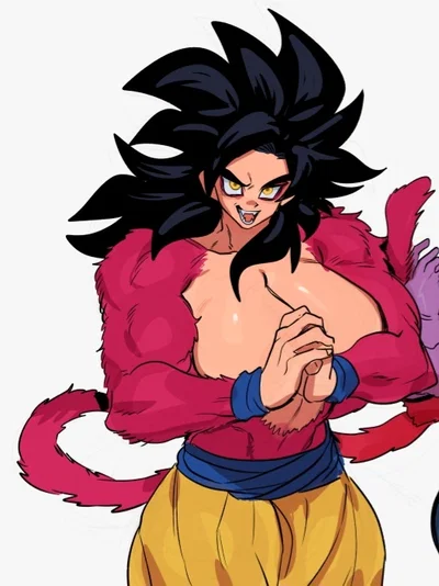 Female Super Saiyan 4 Goku
