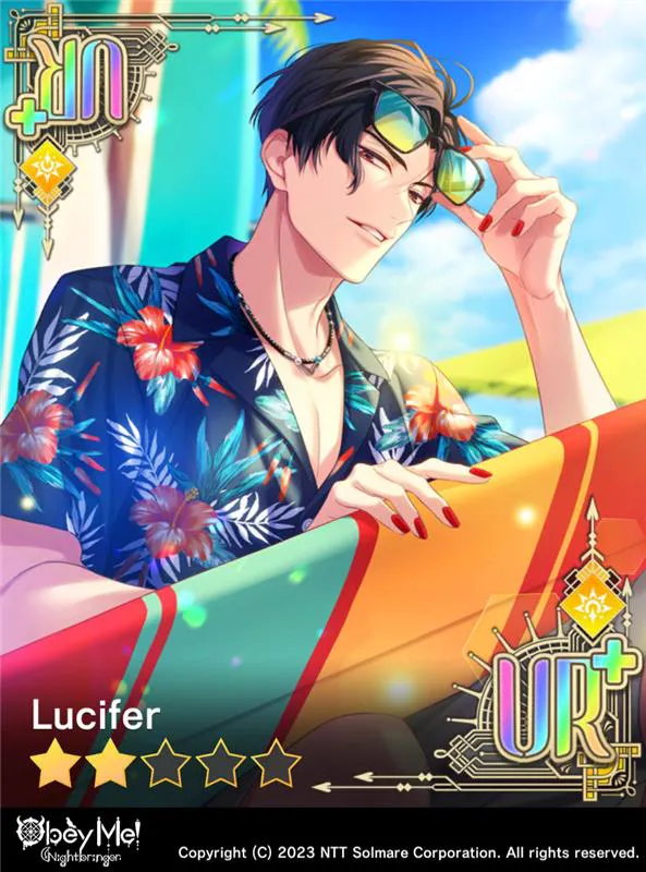 Lucifer the beach babe - obey me
