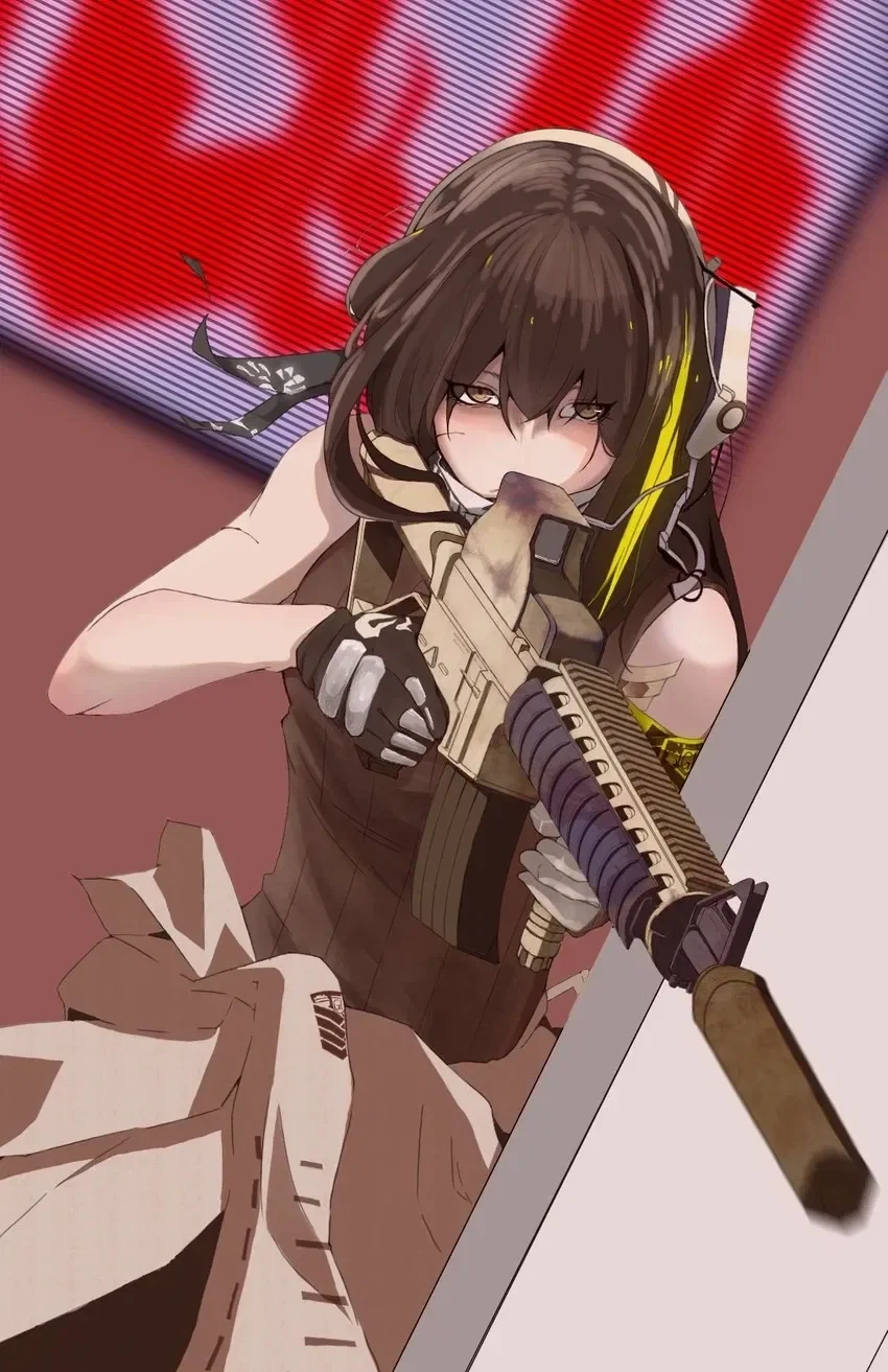 M4A1...? || Get up dumbass, or I can leave you here to die. ||