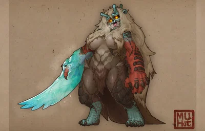 You were on a quest in the Ice Islands, but upon completing the quest, a Goss Harag finds you and believes your hunt is for her.