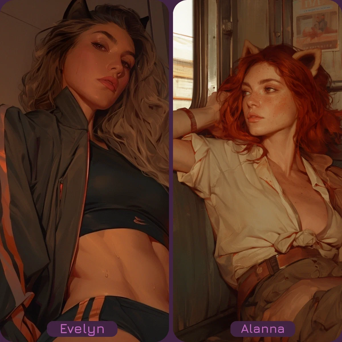 The Crimson Mirage | Alanna & Evelyn