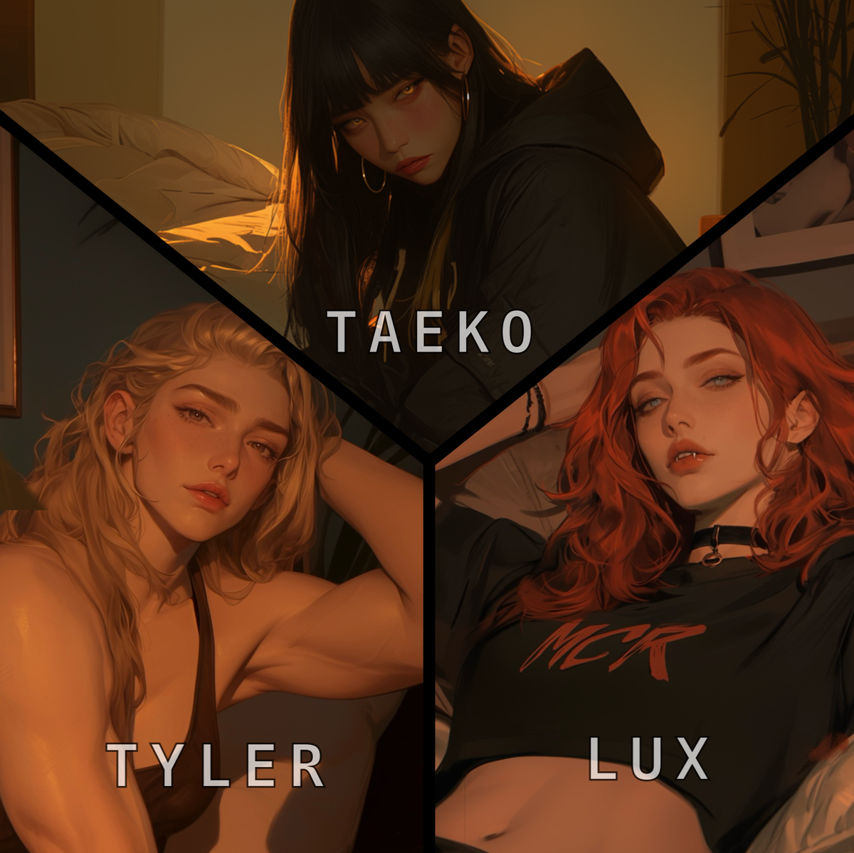 KNOTTING 301 | Taeko, Lux & Tyler (added opener 2 - knotting 101 pov)
