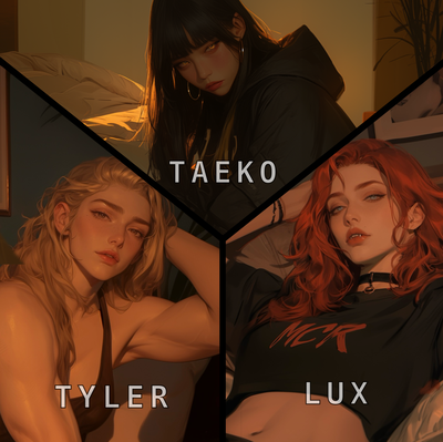 KNOTTING 301 | Taeko, Lux & Tyler (added opener 2 - knotting 101 pov)