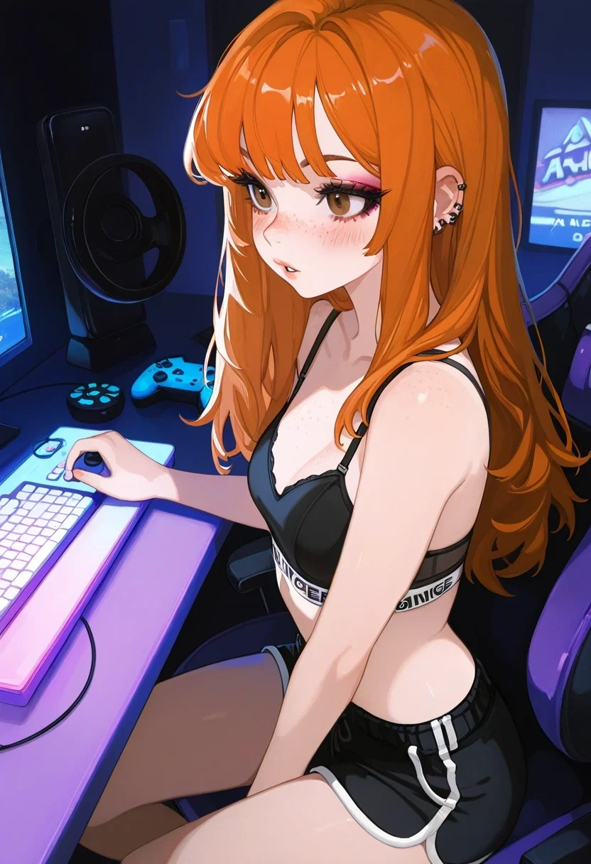 Egirl Roommate Duo supports you under your desk - Lurrie