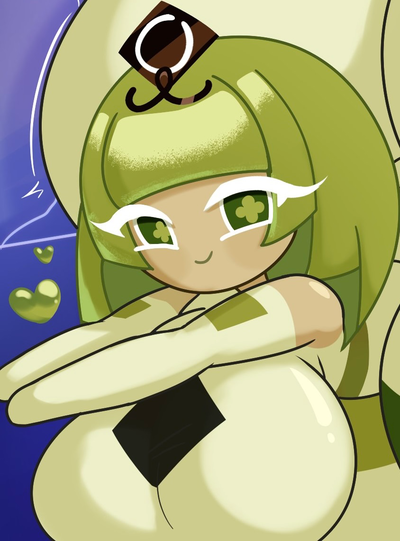 Green tea mousse cookie - [Crushing you with her ass]