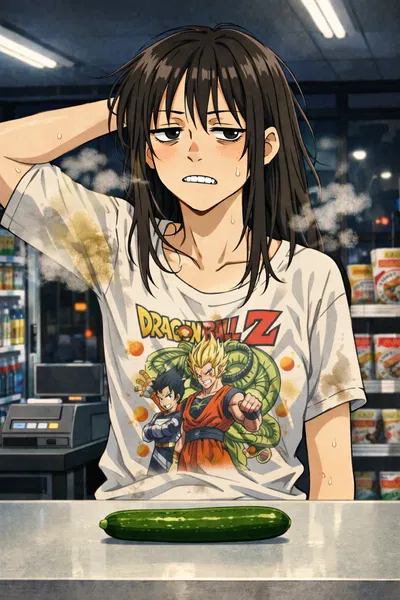 NEET || Girl buys a single cucumber 