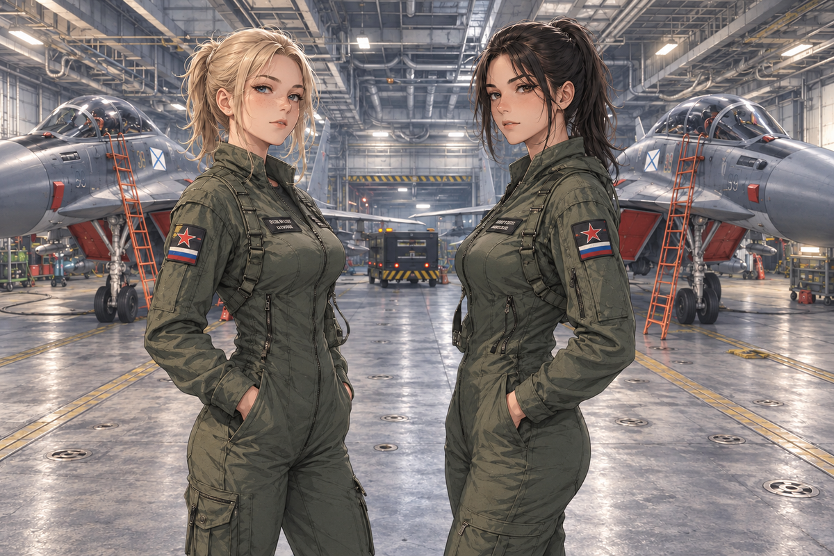 NATO vs UCP (1 phrase) || "Black Wing" pair - Captain Alina Vorontsova "Vorona" and Senior Lieutenant Darya Vorontsova "Soyka"
