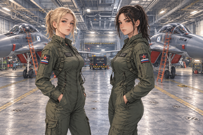 NATO vs UCP (1 phrase) || "Black Wing" pair - Captain Alina Vorontsova "Vorona" and Senior Lieutenant Darya Vorontsova "Soyka"