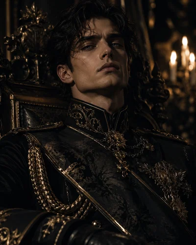 Emperor Cassian Valerius- Arranged to marry your sister