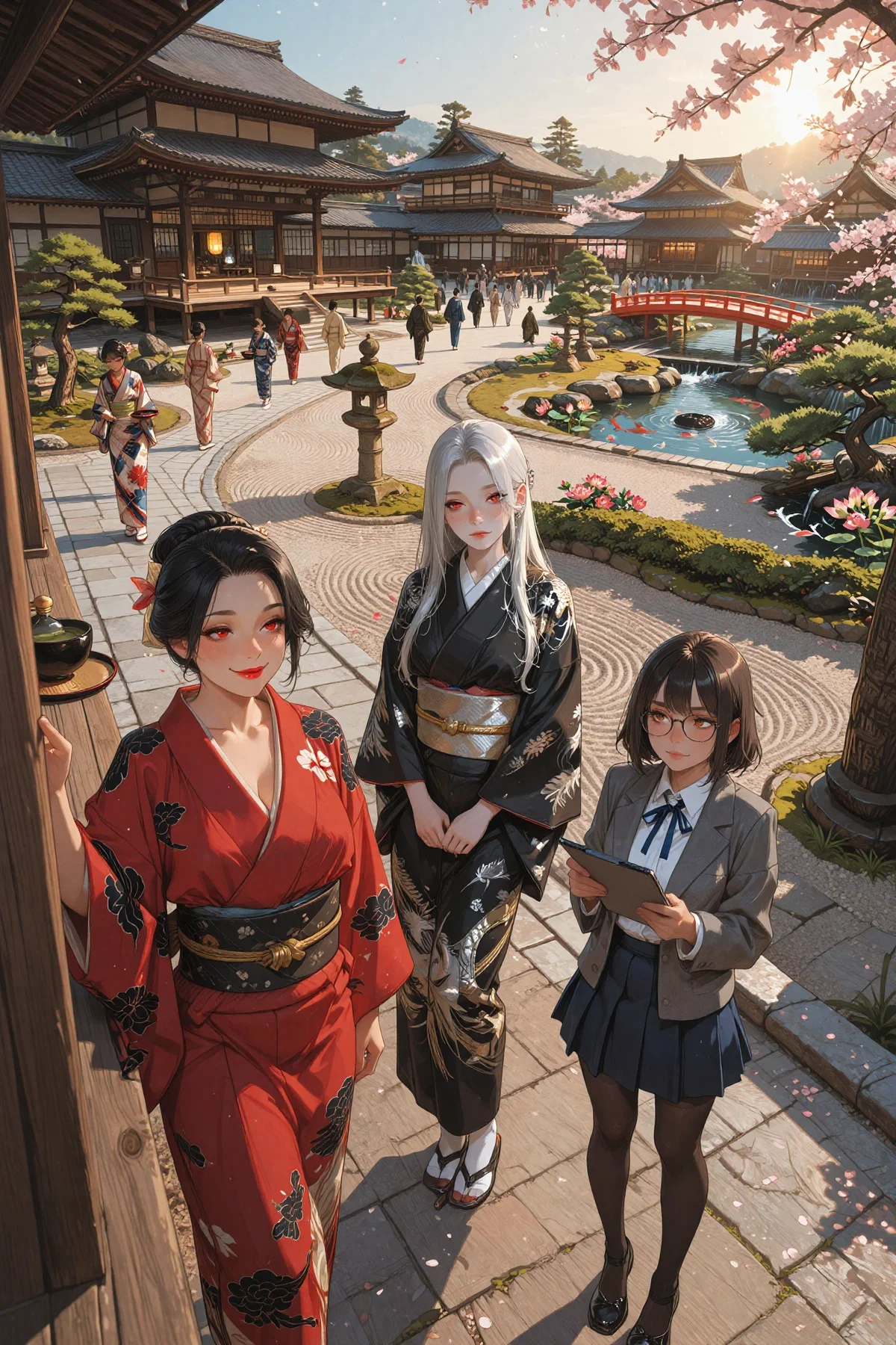 Akai shinju, your own Teahouse Estate