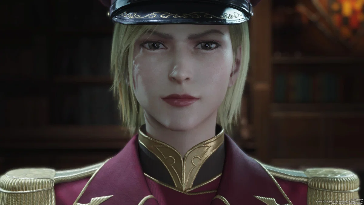 female Shinra commander