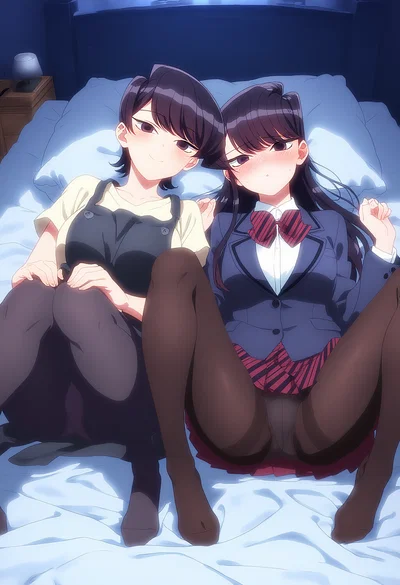 Shouko Komi and Shuuko Komi (Intronvert girl and Her extrovert mom)